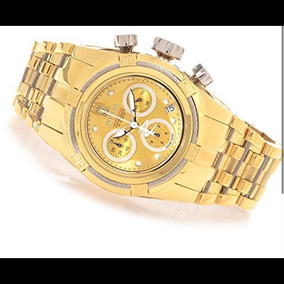Womens Invicta bolt zeus gold Jason Taylor Limited Edition #14608 VERY RARE - Picture 1 of 17